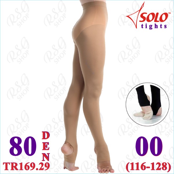 Dance Tights Solo TR169 col. Suntan 80 DEN 00 (116-128) TR169.29-00