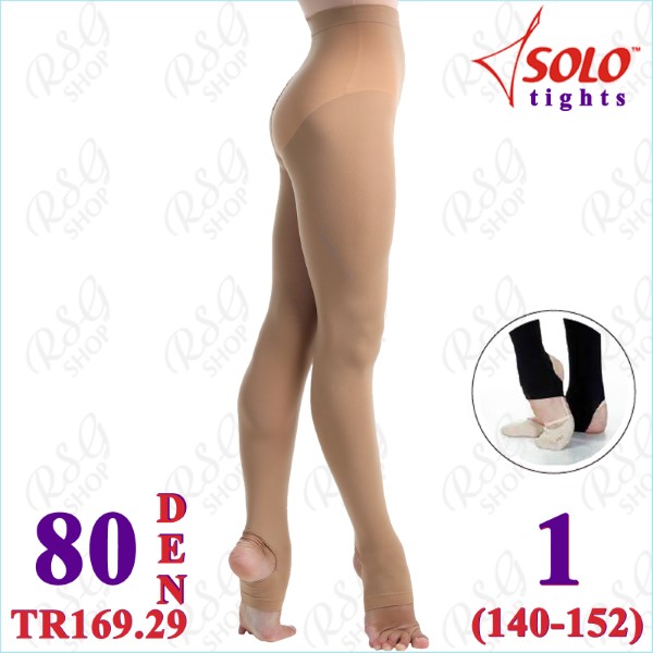 Dance Tights Solo TR169 col. Suntan 80 DEN 1 (140-152) TR169.29-1