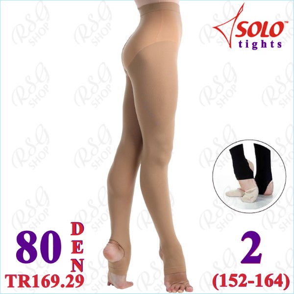 Dance Tights Solo TR169 col. Suntan 80 DEN 2 (152-164) TR169.29-2