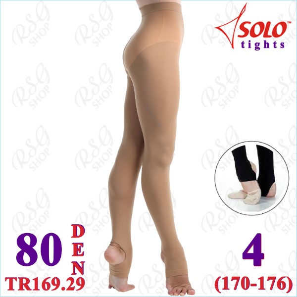 Stirrup Tights Solo TR169 col. Suntan 80 DEN 4 (170-176) TR169.29-4