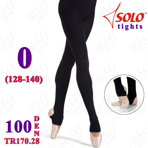 Dance Tights Solo TR170 col. Black 100 DEN 0 (128-140) TR170.28-0 Dance Tights Solo TR170 col. Black 100 DEN 0 (128-140) TR170.28-0