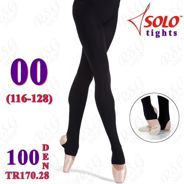 Dance Tights Solo TR170 col. Black 100 DEN 00 (116-128) TR170.28-00