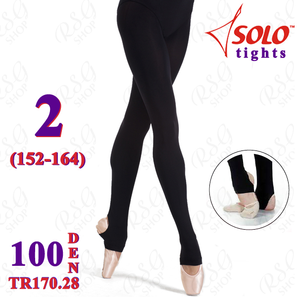 Dance Tights Solo TR170 col. Black 100 DEN 2 (152-164) TR170.28-2