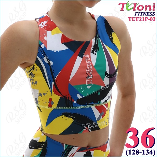Tanktop Tuloni Fitness des. Versace Gr. 36 col. GxYxR TUF21P-02-36