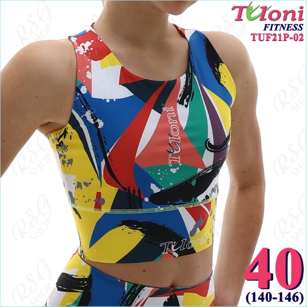 Tanktop Tuloni Fitness des. Versace Gr. 40 col. GxYxR TUF21P-02-40