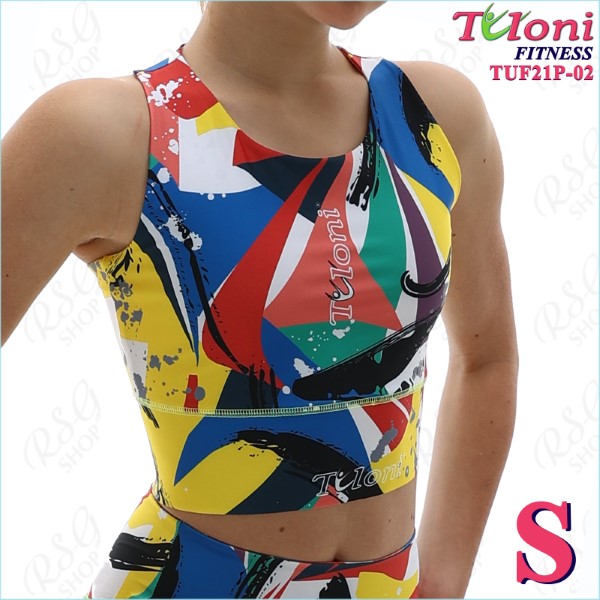 Tanktop Tuloni Fitness des. Versace Gr. S col. GxYxR TUF21P-02-S