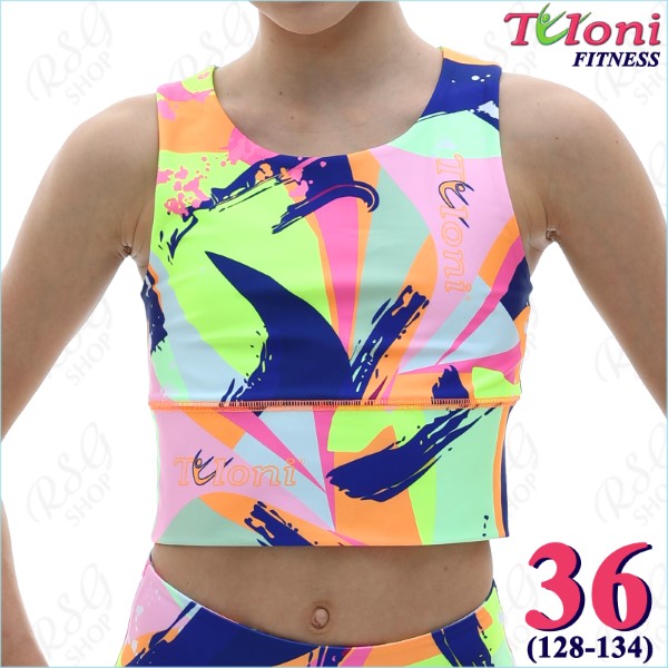 Short Tanktop Tuloni Fitness des. Versace s. 36 col. PPxFUxY Art.  TKF21P-11-36, T-Shirts/Tops