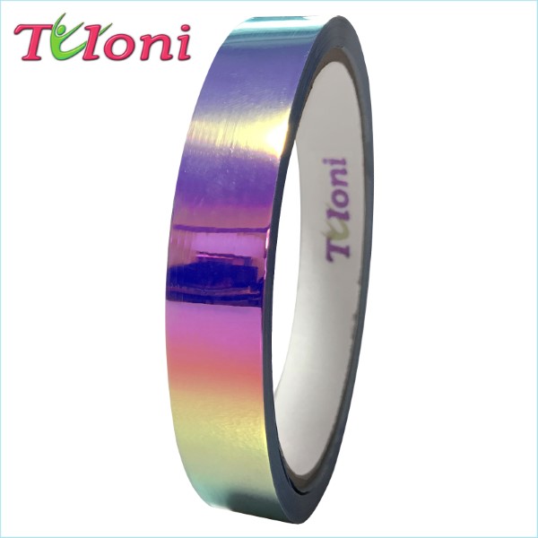 Holographic Folie Tuloni 1,5cm x 33m col. Lilac-Purple T0997