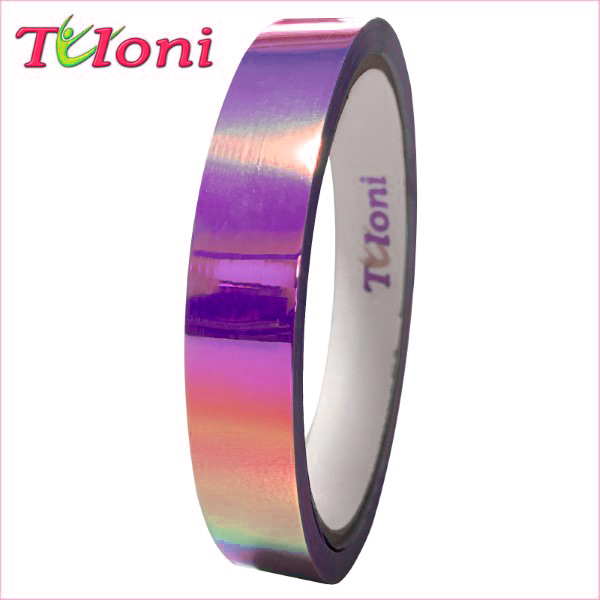 Holographic Tape Tuloni 1,5cm x 33m col. Lilac-Purple T0997