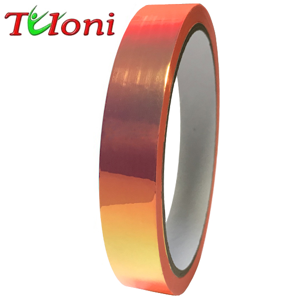 Holographic Tape Tuloni 1,5cm x 33m col. Coral T0960