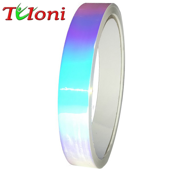 Holographic Folie Tuloni 1,5cm x 33m col. Purple-SkyBlue T0959