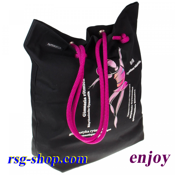 RG Sport bag Pastorelli mod. Enjoy col. Black-Pink Art. 03877