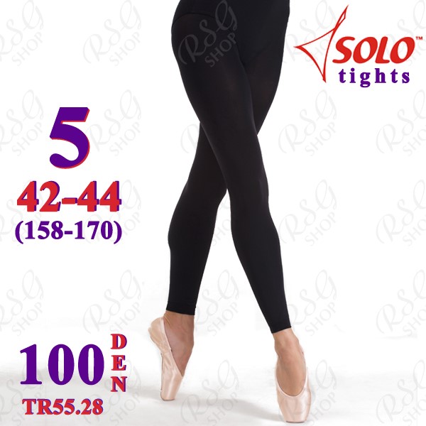 Strumpfhose Solo TR55 col. Black Gr. 5 (158-170) 100 DEN TR55.28-5 Strumpfhose Solo TR55 col. Black Gr. 5 (158-170) 100 DEN TR55.28-5