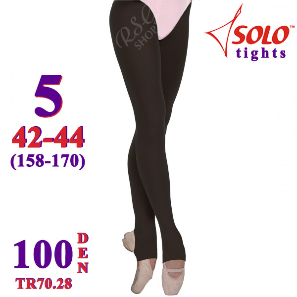 Strumpfhose Solo TR70 col. Black s. 5 (164-170) 100 DEN TR70.28-5 Strumpfhose Solo TR70 col. Black s. 5 (164-170) 100 DEN TR70.28-5