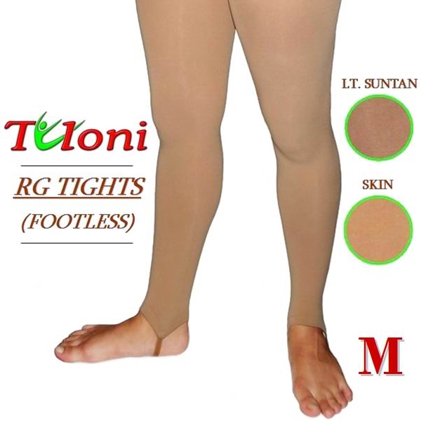 Footless Tights Tuloni s. M (155-170) col. Lt. Suntan Art T0398M