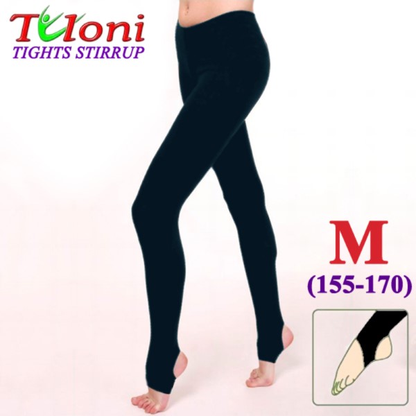 Dance Stirrup Tights Tuloni 100 DEN col. Black s. M (155-170) T0957-M