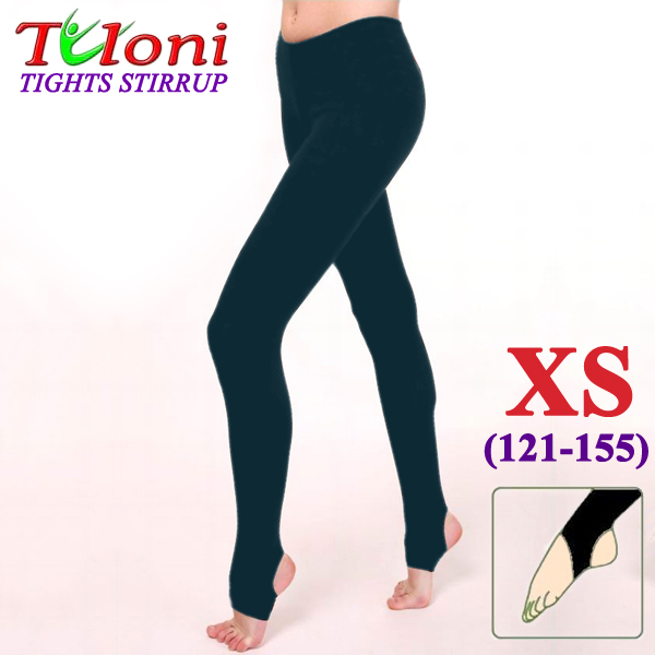 Dance Stirrup Tights Tuloni col. Black 100 DEN s. XS (121-145) T0957-XS Dance Stirrup Tights Tuloni col. Black 100 DEN s. XS (121-145) T0957-XS