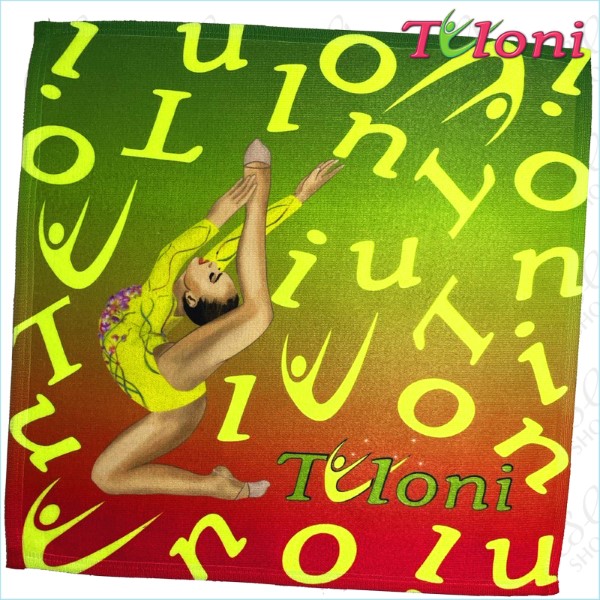 Ball & Hand Towel Tuloni mod. ZOE col. YxGxCO Art. TOW07