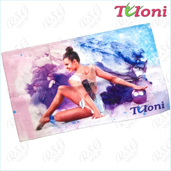 Hand towel Tuloni mod. Nastya col. Lilac Art. MKR-TOW02-LDxSKBU