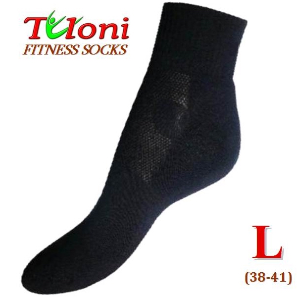 Multifunktionale Fitness Socken Tuloni Black Gr L (38-41) T0995L