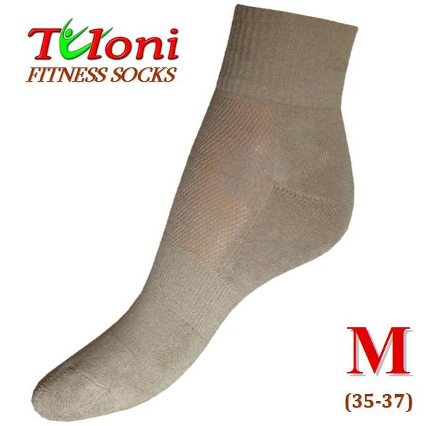 Multifunktionale Fitness Socken Tuloni Beige Gr M (35-37) T0995M