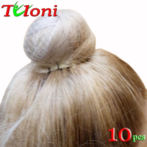 10 x Unsichtbare Haarnetze Tuloni col. Blonde Art. T0978