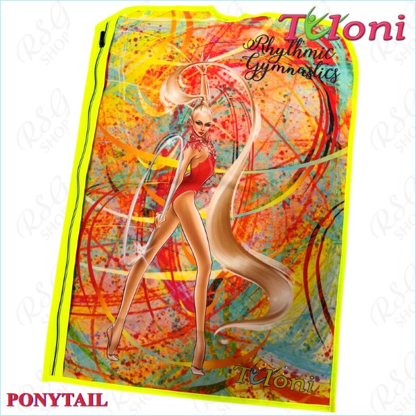 Holder for RG Leotards Tuloni mod. Ponytail Hoop col. Orange NK-HOLT09