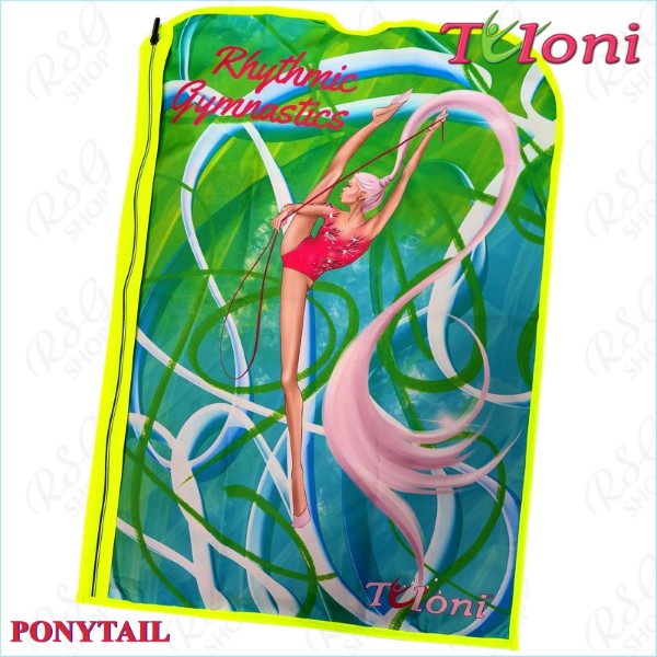 Holder for RG Leotards Tuloni mod. Ponytail Rope col. Green NK-HOLT10