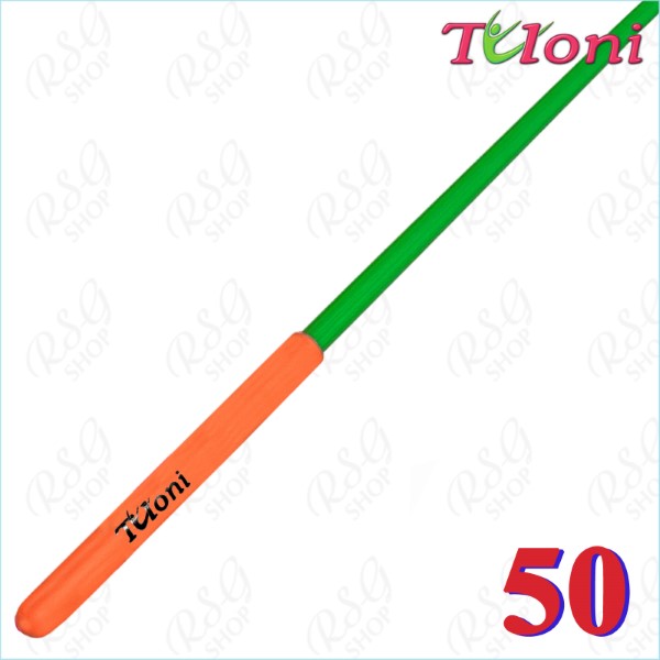 Stick 50cm Tuloni col. Neon Green incl. Orange Grip Art. T1274
