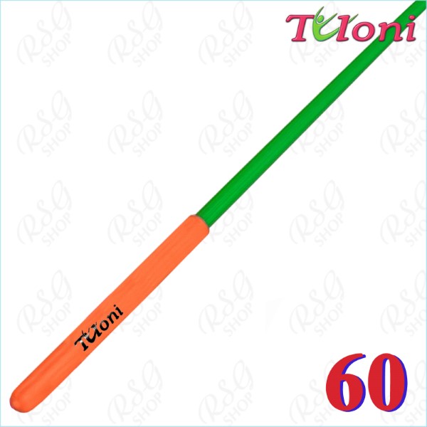 Stick 60cm Tuloni col. Neon Green incl. Orange Grip Art. T1289