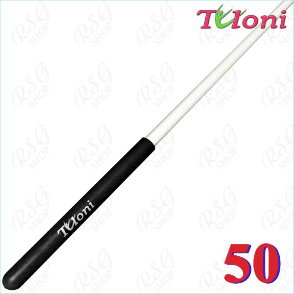 Stick 50cm Tuloni col. White incl. Black Grip Art. T0283
