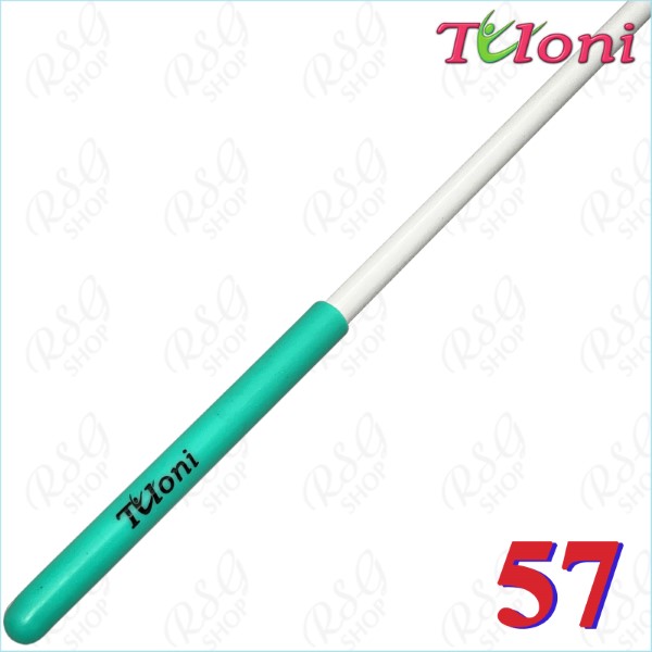 Stick 57cm Tuloni col. White incl. Aquamarine Grip Art. T1149