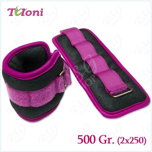 Gewichte Tuloni für Hand u Fußgelenke 2St.=500 Gr. T0132-500