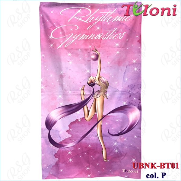 Beach Towel Tuloni 145x75 cm mod. Ball col. Pink Art. UBNK-BT01-P