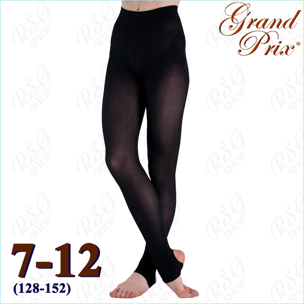 Leggings Grand Prix Gr. 7-12 (128-152) Black Art. UWFC50x7-12