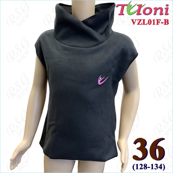 Fleece Warm-Up Top Tuloni s. 36 (128-134) col. Black Art. VZL01F-B36