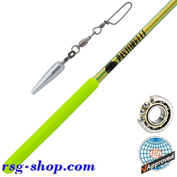 Stab 60cm Pastorelli Mirror Rotator Yellow Grip Yellow FIG 03711