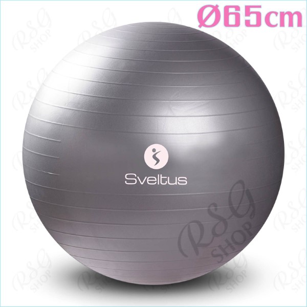 Мяч для фитнеса и йоги (фитбол) Sveltus 65 cm col. Grey S0440