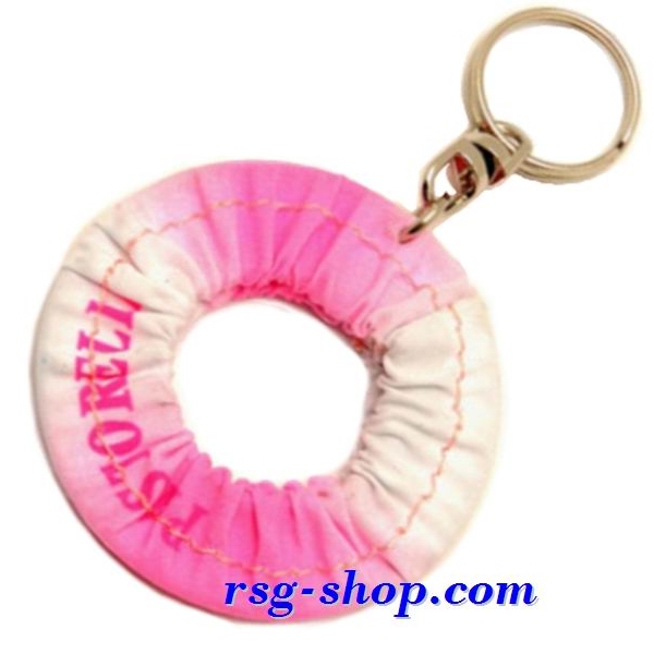 Брелок Pastorelli Mini Hoop col. Rosa-Bianco Art. 02282